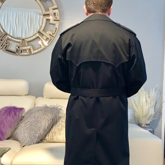 TOWNE LONDON FOG DOUBLE BREAST TRENCH SIZE 38 REG - Picture 2 of 5